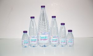 B.O.P.P labels on water bottle